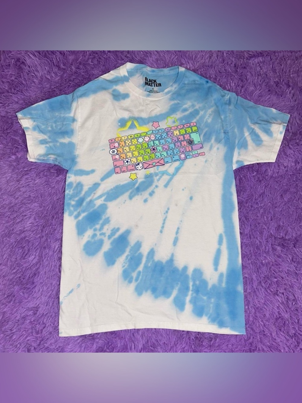 Rainbow Tie Dye Pastel Keyboard T-shirt🌈